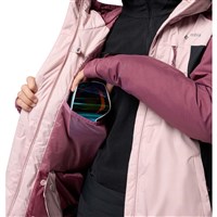 Columbia Snowy Summit Insulated Jacket - Women's - Mineral Pink / Black / Antique Mauve X Dye