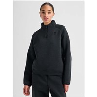 Burton SpaceCloud 1/4 Zip Top - Women's - True Black Heather