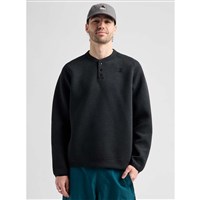 Burton SpaceCloud Henley - Men's - True Black Heather