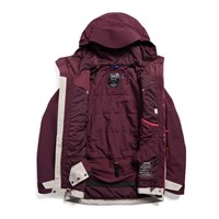 Burton [ak] Swash Synthetic Insulated GORE-TEX 2L Jacket - Women's - Rum Raisin / Chinchilla Gray