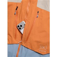 Burton [ak] Swash Synthetic Insulated GORE-TEX 2L Jacket - Men's - Chinchilla Gray / Goldfish Orange / Airstream Blue