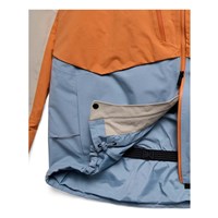 Burton [ak] Swash Synthetic Insulated GORE-TEX 2L Jacket - Men's - Chinchilla Gray / Goldfish Orange / Airstream Blue