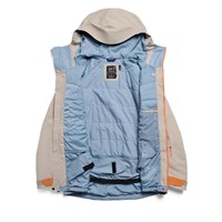 Burton [ak] Swash Synthetic Insulated GORE-TEX 2L Jacket - Men's - Chinchilla Gray / Goldfish Orange / Airstream Blue