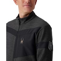 Spyder Wengen Sweater Fleece Jacket - Men's - Black Melange