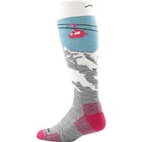 Darn Tough Yeti Over-the-Calf Cushion Socks - Women's - Glacier - (Reverse)