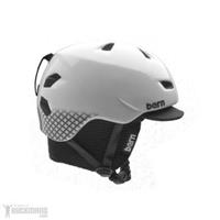 Bern Brentwood Zip Mold Helmet - Gloss White Wallpaper Fade Knit