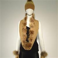 Mitchie's Matchings Wool Infinity Scarf - Women's - Gold