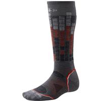 Smartwool PHD Snowboard Light Pattern Socks- Men's - Graphite