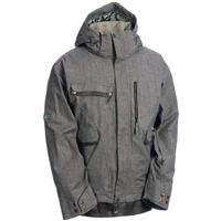 Cappel Newcastle Jacket - Men's - Gray Denim / Dark Truffle Blurred Plaid