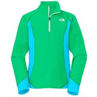 The North Face Glacier 1/4 Zip - Girl's - Green/Turquoise