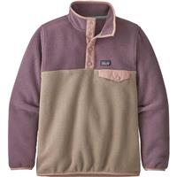 Patagonia Lightweight Synchilla Snap-T Pullover - Girl's - Furry Taupe (FRYT)