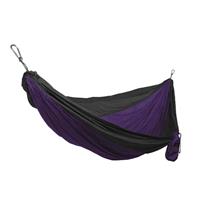 Grand Trunk Single Parachute Nylon Hammock - Purple / Black