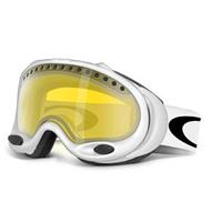 Oakley A Frame Goggle / Matte White Frame - Hi Intensity Amber Polarized