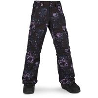 Volcom Silver Pine Insulated Pant - Girl's - Black Floral Print