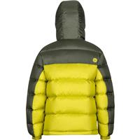 Marmot Guides Down Hoody - Youth - Citronelle / Beetle Green