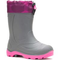Kamik Snobuster 2 Snow Boots - Junior - Black / Charcoal / Magenta