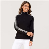 Krimson Klover Slalom 1/4 Zip Neck Sweater - Women's - Black