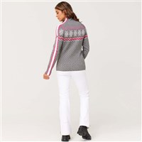 Krimson Klover Snowhut 1/4 Zip Neck Sweater - Women's - M. Grey