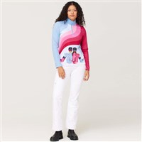 Krimson Klover Ski Disco 1/4 Zip Top - Women's - Pinks / Blues