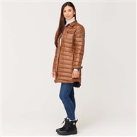 Krimson Klover Annie Shacket Long Down Jacket - Women's - Pecan