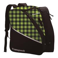 Transpack Edge Junior Ski Boot Bag - Lime Check