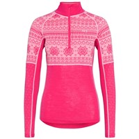 Kari Traa Vilma Half Zip - Women's - Bright Pink