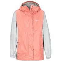 Marmot PreCip Eco Jacket - Girl's - Coral Pink / Bright Steel