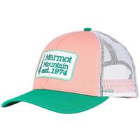 Marmot Retro Trucker Hat - Pink / Verde