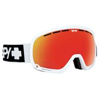 Spy Marshall Goggle - Matte White with Bronze Red Spectra and Blue Contact Lenses