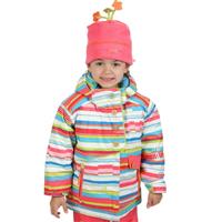 Obermeyer Nirvana Jacket - Girl's - Marshmallow Stripe Print
