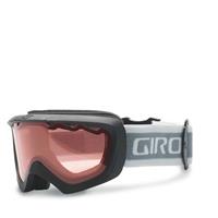 Giro Adler Goggle - Youth - Matte Black / White Black Stripe Frame with Vermillion Lens