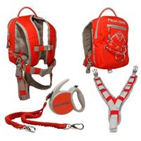 MDXONE OX Ski and Snowboard Harness w/ Retractable Leash - Red