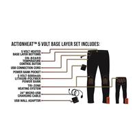 ActionHeat 5V Heated Base Layer Bottom - Men's - Black