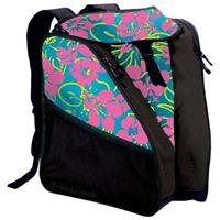 Transpack XTW Ski Boot Bag - Multi Floral Aqua Pink