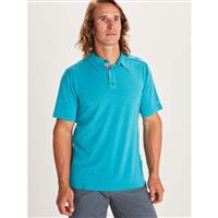 Marmot Wallce Polo SS Shirt - Men's - Enamel Blue Heather