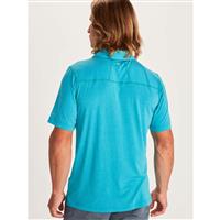 Marmot Wallce Polo SS Shirt - Men's - Enamel Blue Heather