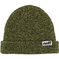 Neff Fold Heather Beanie - Navy / Lime