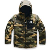 The North Face Reversible Perrito Jacket - Boy's - Taupe Green / Black
