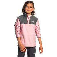 The North Face Glacier 1/4 Snap Pullover - Youth - Pink Salt