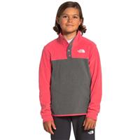 The North Face Glacier 1/4 Snap Pullover - Youth - Paradise Pink