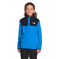 The North Face Glacier 1/4 Snap Pullover - Youth - Clear Lake Blue