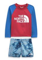 The North Face Toddler Longsleeve Sun Set - TNF Navy Dyed Stripe Print
