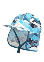 The North Face Littles Class V Sun Buster Hat - Banff Blue Mountain Camo Print