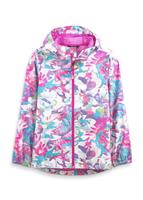 The North Face Printed Zipline Rain Jacket - Girl's - Linaria Pink Youth Tropical Camo Print