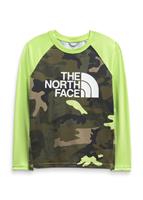 The North Face Printed Amphibious Longsleeve Sun Tee - Boy's - Sharp Green TNF Camo Print