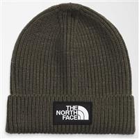 The North Face TNF Box Logo Cuffed Beanie - Youth - New Taupe Green