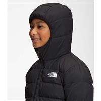 The North Face Reversible North Down Hooded Jacket - Girl's - TNF Black
