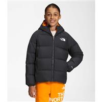 The North Face Reversible North Down Hooded Jacket - Boy's - Asphalt Grey