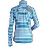 Nils Zevi Stripe Sweater - Women's - Azure Stripe / Heathered