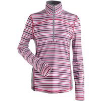 Nils Zevi Stripe Sweater - Women's - Hot Pink Stripe / Heathered